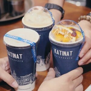 Băng Keo In Logo Dán Ly Cà Phê Katinat